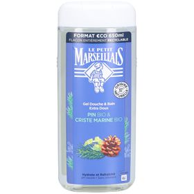 LE PETIT MARSEILLAIS Gel Douche Extra Doux Pin BIO & Criste Marine BIO
