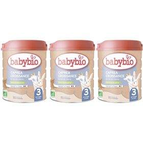 BABYBIO Caprea 3 Lait de croissance pour nourisson 3ème âge en poudre