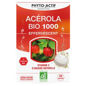 Phyto-Actif Acérola Bio 1000 effervescent