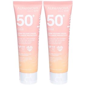 Alphanova Crème solaire visage SPF50+ toucher sec aux huiles bio