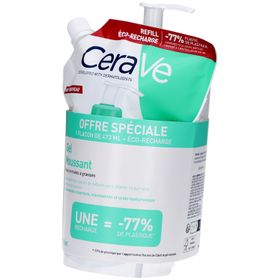 CERAVE Gel Moussant + Eco Recharge