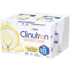 NESTLE Clinutren Dessert 2 kcal Saveur Tarte Citron Meringuée