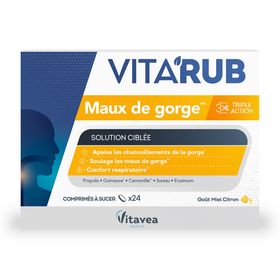 VITAVEA Vita'Rub Maux de Gorge