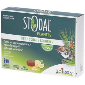 Boiron Stodal Plantes Pastilles nez, gorge & bronches Citron