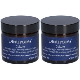 ANTIPODES CULTURE GEL CREME DE NUIT REPARATEUR AUX PROBIOTIQUES