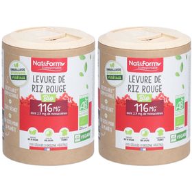 Nat&Form Levure de riz rouge Bio en gélules