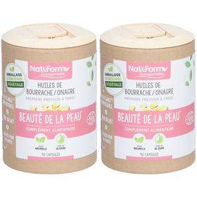Nat&Form Huiles de bourrache/onagre en capsules