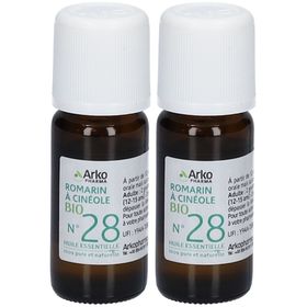 ARKOPHARMA Huile essentielle Romarin à Cinéole bio N°28