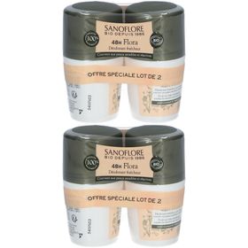 SANOFLORE Déodorant Flora efficacité 48h certifié bio