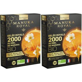 Santarome Gelée Royale 2000 Miel de Manuka Bio Ampoules