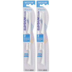 ELGYDIUM Style Electric Brossettes de Recharge Medium