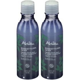 Melvita Bouquet Floral Detox - Démaquillant Yeux Bi-Phase Waterproof Bio