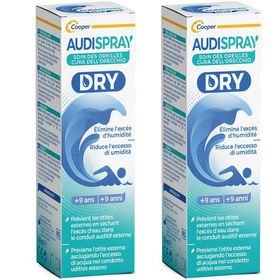 AUDISPRAY - Spray auriculaire - Humidité - Soulage la gêne et la sensation d'oreille bouchée ou de la déficience auditive à la suite d'un contact avec l'eau - Spray - 30 mL - A partir de 9 ans