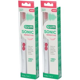 GUM® GUM® SONIC SENSITIVE Brosse à dents électrique à pile