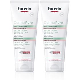 Eucerin DermoPure Crème Corps Triple Action Soins anti imperfections 200 ml