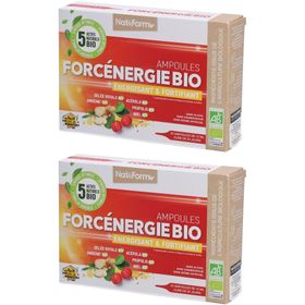Nat&Form Ampoules Forcénergie bio