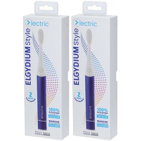 ELGYDIUM Style Electric Brosse à dents électrique Bleu