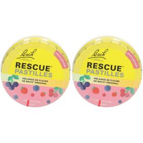 RESCUE® Pastilles Mélange de fleurs de Bach® Fruits rouges