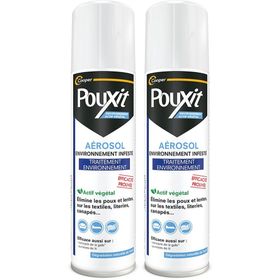 POUXIT - Aérosol anti punaises de lit environnement actif végétal - Traitement de l'environnement infesté - 150 ml
