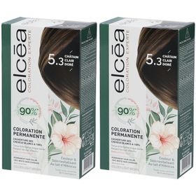 ELCÉA Coloration Experte Permanente Châtain Clair Doré– 5.3