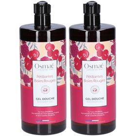 Osmaé Gel Douche Pétillantes Baies Rouges