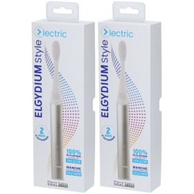 ELGYDIUM Style Electric Brosse à dents électrique Argent