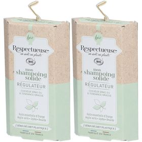 Respectueuse Mon Shampoing Solide RÉGULATEUR Bio