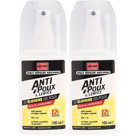CINQ SUR CINQ  Spray Répulsif Anti-Poux & Lentes