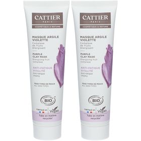CATTIER Masque à l'argile violette Bio