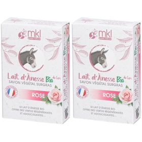mkl SAVON AU LAIT D'ÂNESSE BIO - ROSE