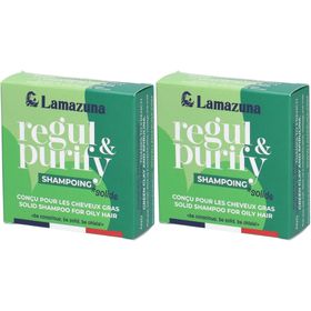 LAMAZUNA Regul & Purify Shampoing Solide
