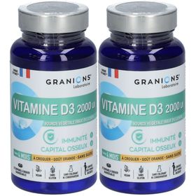 Laboratoire des GRANIONS® Vitamine D3 2000 UI