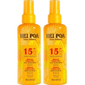 HEI POA® Huile Sèche Solaire Monoï SPF15