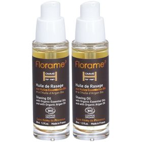 Florame Huile de rasage homme BIO cèdre & argan