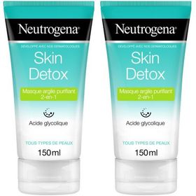 Neutrogena® Skin Detox : Masque Argile Purifiant 2-en-1