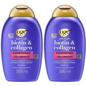 Ogx Apres Shampooing Biotine & Collagene - Cheveux Fins - 385ml