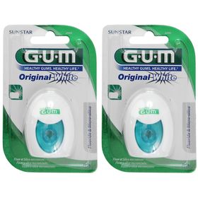 Gum® Original white fil dentaire ciré fluoré