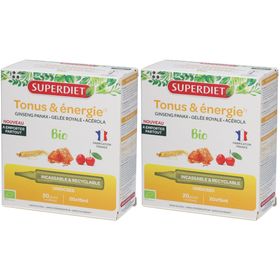 GINSENG GELÉE ROYALE ACÉROLA BIO - 20 Unidoses de 15 ml