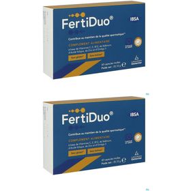 FertiDuo, Capsule molle Jour et Nuit, complément alimentaire préconceptionnel pour homme,