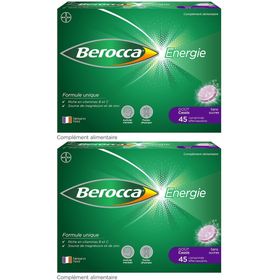 Berocca® Energie Cassis  Multivitamines et Minéraux aide à réduire la fatigue