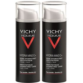 Vichy Homme HydraMag C + Soin hydratant anti-fatigue Visage + Yeux