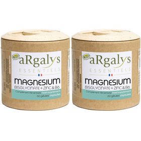 Argalys Magnésium Bisglycinate + Vitamine B6 et Zinc