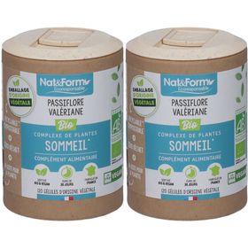 Nat&Form Passiflore Valériane Bio en gélules