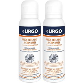 Urgo Crème en Mousse Hydratation Intense Pieds Très Secs à Crevassés