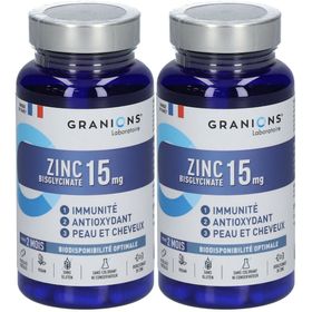 Laboratoire des GRANIONS® Zinc 15 mg