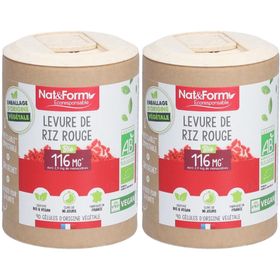 Nat&Form Levure de riz rouge Bio en gélules
