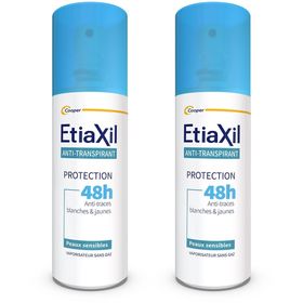 ETIAXIL - Déodorant Anti-transpirant -  Traitement Transpiration Modérée - Aisselles - Protection 48h - Spray Aisselles - Fabriqué en France - 100 ml