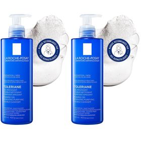 Toleriane Gel Moussant Purifiant Apaisant Double Nettoyant