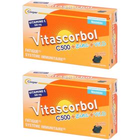 VITASCORBOL - Complément alimentaire à base de Vitamine C, Vitamine D et Zinc - Capsules Softgel - Fatigue1 et Système Immunitaire2 - 30 capsules