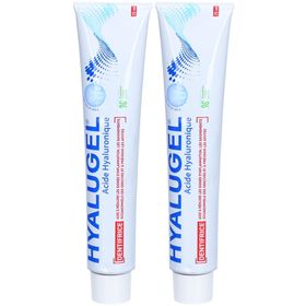 HYALUGEL - Dentifrice à l'acide hyaluronique - Inflammation des gencives (gonflement, rougeur, saignement occasionnel), aphtes, irritations buccales, maladies parodontales - Goût menthe-citron - Tube - 75 mL